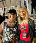 15. June 1 -with Rhonda McCoy Alabama June Jam. Her dear mother, Carolyn Woodard took care of my band and me after we were hit by an 18-wheeler in Albertville, AL